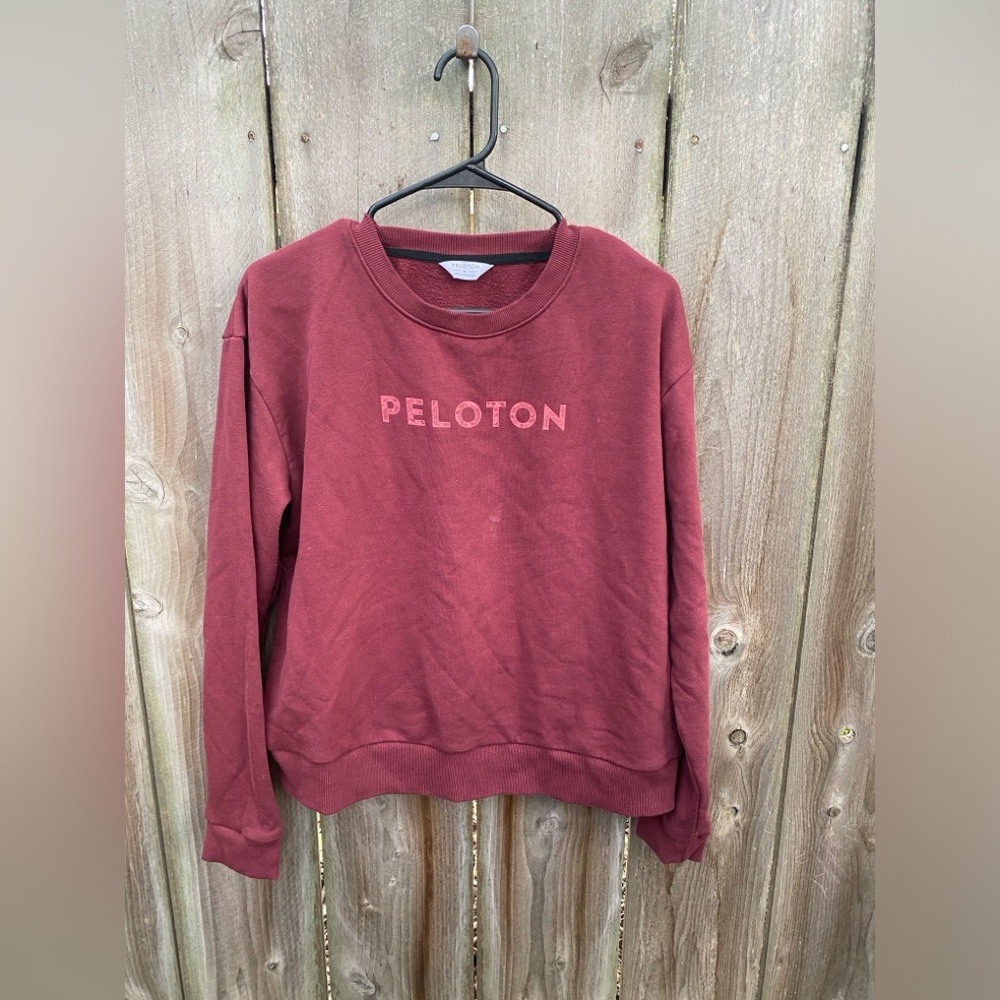 Peloton Burgundy Crewneck Size MEdium